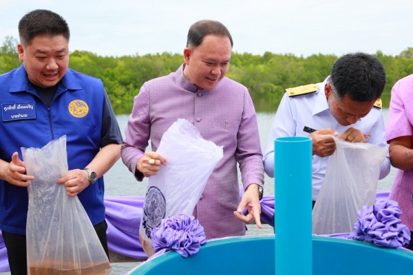 จังหวัดพังงา ปล่อยพันธุ์สัตว์น้ำเฉลิมพระเกียรติ เนื่องในวันเฉลิมพระชนมพรรษา สมเด็จพระนางเจ้าฯ พระบรมราชินี 3 มิถุนายน 2568