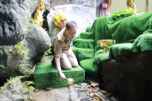 จังหวัดพังงา ซ้อมเสมือนจริงพิธีพลีกรรมตักน้ำจากแหล่งน้ำศักดิ์สิทธิ์ เพื่อจัดทำน้ำพระพุทธมนต์ศักดิ์สิทธิ์ เนื่องในโอกาสพระราชพิธีมหามงคลเฉลิมพระชนมพรรษา พระบาทสมเด็จพระเจ้าอยู่หัว  6 รอบ 28 กรกฎาคม 2567