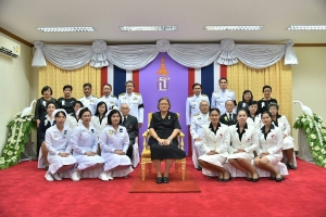 เสด็จพระราชดำเนินไปทรงเปิดอาคารสถานีกาชาดที่ 14 พังงา