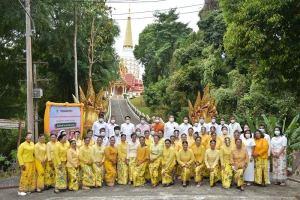พังงา แถลงเตรียมพร้อมจัดงานห่มผ้าพระมหาธาตุเจดีย์พุทธธรรมบันลือ ประจำปี 2565