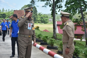 พลเรือเอก พงษ์เทพ หนูเทพ องคมนตรี ประธานกรรมการบริหารมูลนิธิราชประชานุเคราะห์ฯ ตรวจเยี่ยม โรงเรียนราชประชานุเคราะห์ 35 จังหวัดพังงา