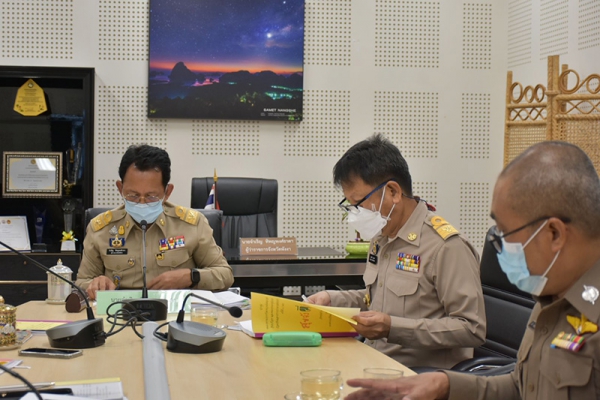 จังหวัดพังงา ประชุมติดตามงานด้านความมั่นคงและยาเสพติด ครั้งที่ 1