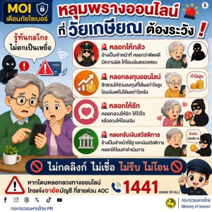 หลุมพรางออนไลน์ที่วัยเกษียณต้องระวัง