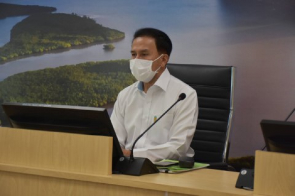 จังหวัดพังงา นำหน่วยงานภาครัฐประกาศเจตนารมณ์ต่อต้านการทุจริต เนื่องในวันต่อต้านคอร์รัปชันสากล (ประเทศไทย) ณ ห้องประชุมภูผา ศาลากลางจังหวัดพังงา