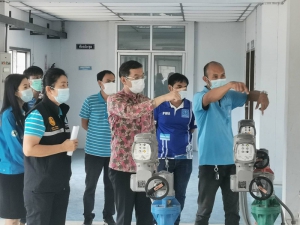 รองผู้ว่าราชกาาจังหวัดพังงาตรวจเยี่ยม​ กปภ.สาขาพังงา ติดตามสถานการณ์น้ำและการให้บริการน้ำประปาหน้าแล้งนี้