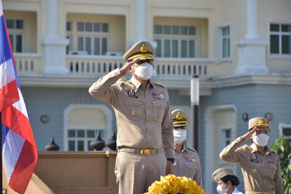 กองบังคับการกองอาสารักษาดินแดนจังหวัดพังงา จัดพิธีตรวจพลและปฏิญาณตนต่อธงประจำกอง เนื่องในวันคล้ายวันสถาปนากองอาสารักษาดินแดน ครบรอบ 68 ปี