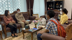 จังหวัดพังงา ประชุมคณะกรรมการสืบค้นข้อมูลอาคารโบราณในพื้นที่วัดประชุมโยธี พระอารามหลวง ณ ห้องประชุมสำนักงานวัฒนธรรมจังหวัดพังงา