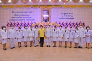 จังหวัดพังงา จัดพิธีเจริญพระพุทธมนต์และทำบุญตักบาตรถวายพระราชกุศล เนื่องในวันคล้ายวันสวรรคตในหลวงรัชกาลที่ 9 ณ หอประชุมจำปูน ศูนย์ราชการจังหวัดพังงา
