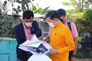 รองผู้ว่าราชการจังหวัดพังงา ตรวจติดตามการดำเนินงานโครงการประจำปี ๒๕๖๕ ในพื้นที่อำเภอตะกั่วป่า