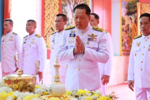 จังหวัดพังงา เชิญคนโทน้ำพระพุทธมนต์ศักดิ์สิทธิ์ไปเก็บรักษาที่กระทรวงมหาดไทย