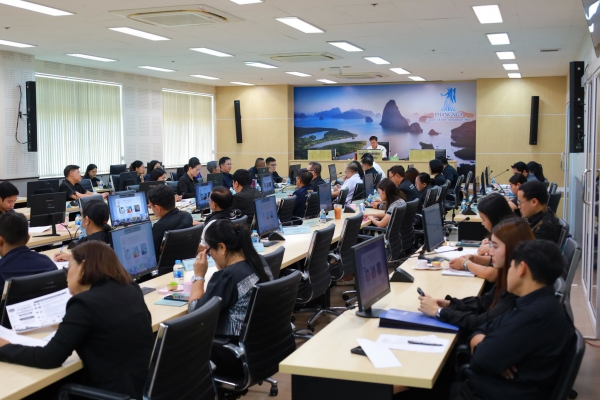 พังงา ร่วมประชุมซักซ้อมแนวทางจัดพิธีถวายดอกไม้จันทน์ สำหรับประชาชนในส่วนภูมิภาค